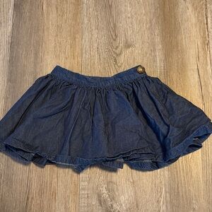 GAP Baby 1969 Denim-Look Skirt in Dark Blue